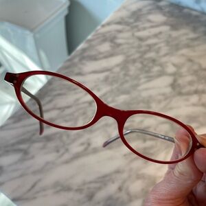 Selima Red Oval Glasses